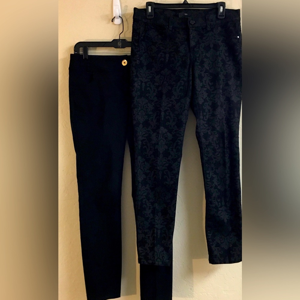 Bundle WHBM Noir Skinny Coated Jeans + Thalia Sodi Skinny Trousers 10 Bl…